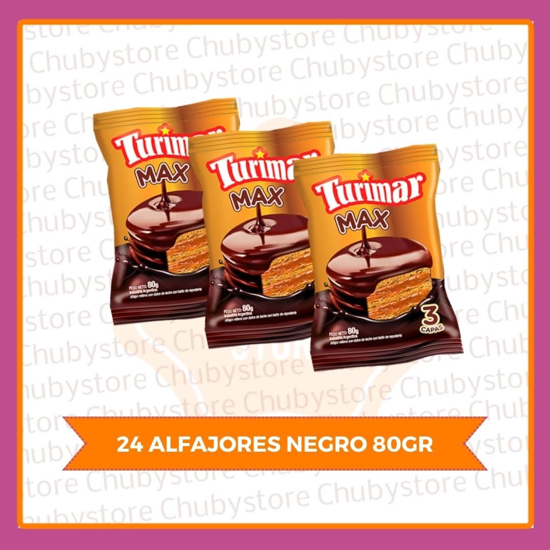 Alfajor Turimar Negro Max Chubystore