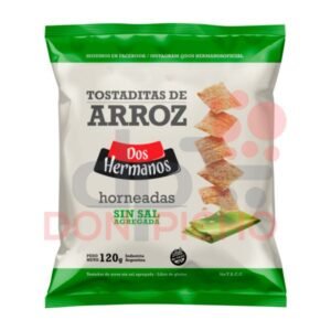 Tostaditas de arroz sin sal