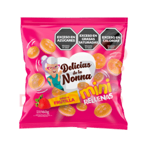 Galletitas de la nonna rellenas frutilla 160g