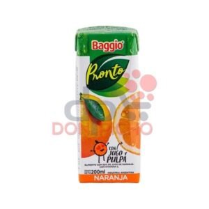 Jugo Baggio 200cc Naranja
