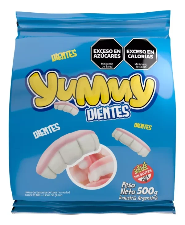 Gomitas Yummy Dientes 500g