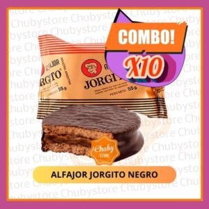 10 Alfajor Jorgito Negro