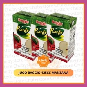 6 Jugos Baggio 125cc Manzana