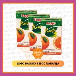 6 Jugos Baggio 125cc Naranja